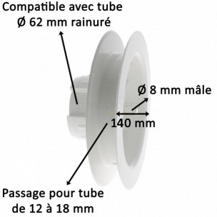 Poulie à sangle Deprat