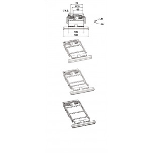 Verrou automatique Octoclick Zurfluh-Feller tube octogonal 60 mm
