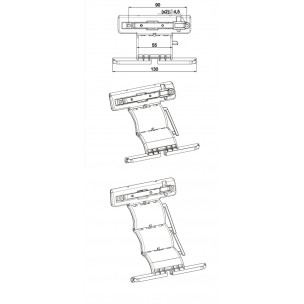 Verrou automatique attache rigide Zurfluh-Feller 3 maillons