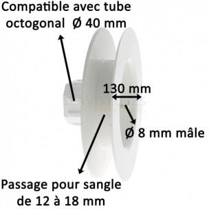 Poulie à sangle Deprat