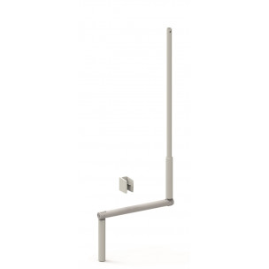 Manivelle de volet roulant SELECTALU Zurfluh-Feller blanche 1700 mm