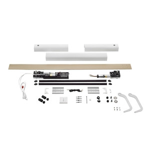 Kit Somfy YSLO FLEX SLIM IO 2 vantaux carter et bras blancs