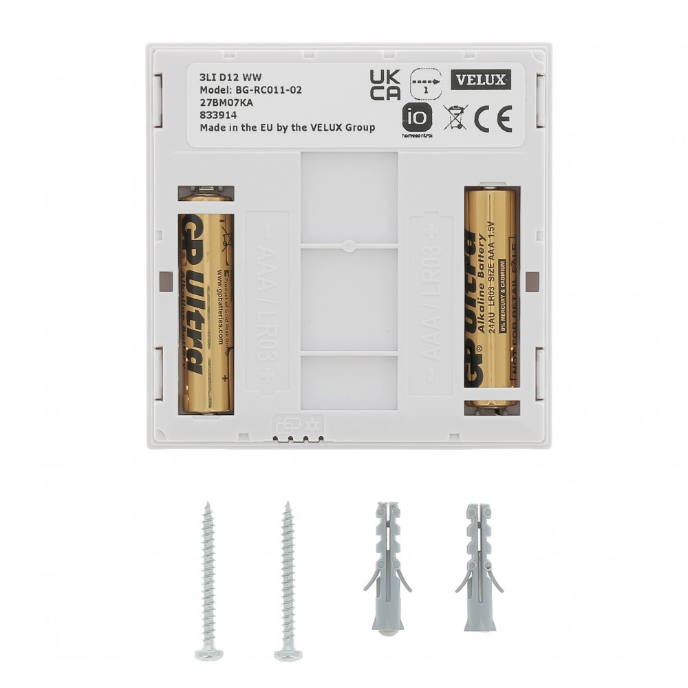 Support Mural Pour Télécommande Velux Integra - Compatible KLI 310 311 312 313