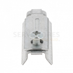 Agrafe d'attache tablier Deprat tube rainuré 62 mm