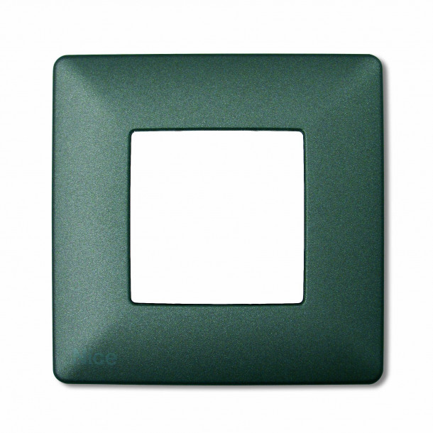 Plaque murale carrée Niceway Opla graphite