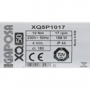 Moteur Gaposa XQ5P 10/17