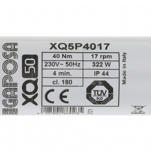 Moteur Gaposa XQ5P 40/17