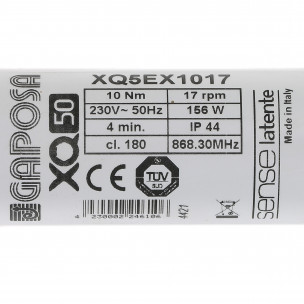 Moteur Gaposa XQ5EX 10/17