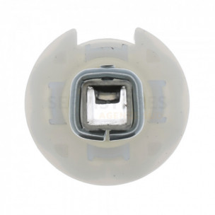 Embout de tube Ø 62 mm rainuré ou octogonal 60 mm Deprat