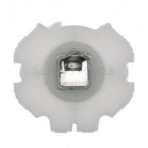 Embout de tube Ø 62 mm rainuré ou octogonal 60 mm Deprat