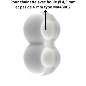 Arrêt de chainette de store intérieur
