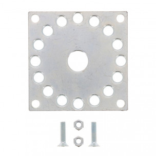 Support moteur Somfy plaque 100X100 Ø50/Ø60 CSI