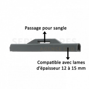 Réglette d'attache tablier Deprat