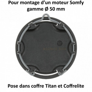 Support moteur Somfy pour volet roulant
