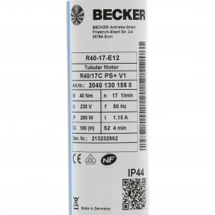 Moteur Becker R40-17-E12
