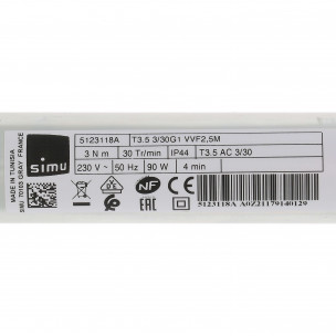 Moteur Simu T3,5 3/30 vitesse rapide
