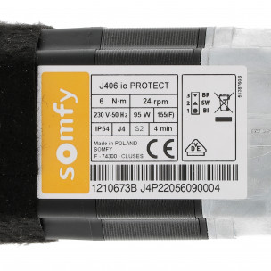 Moteur Somfy J4 IO PROTECT J406 6/24
