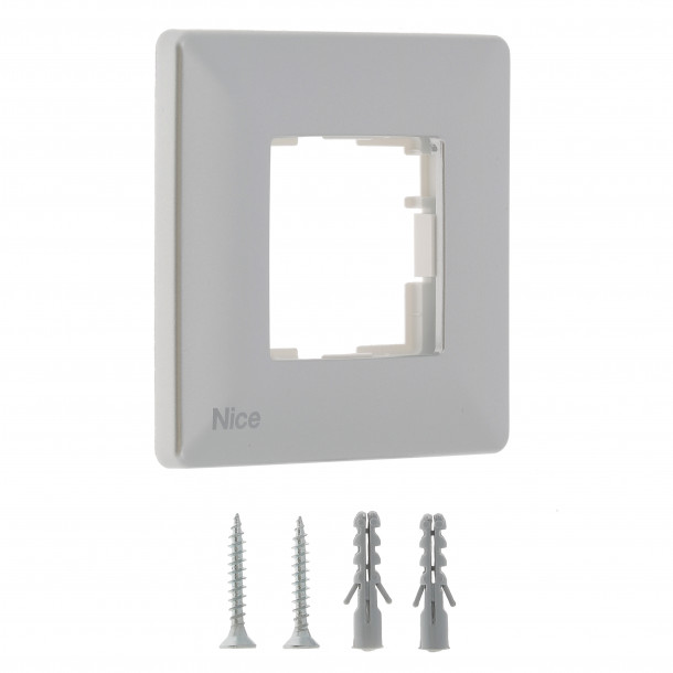 Plaque murale carrée Niceway Opla aluminium