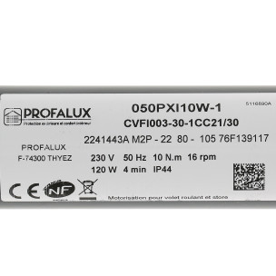 Moteur Profalux filaire 10/16 Wake e300 Stella AT