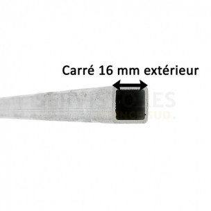 Tube carré de 16