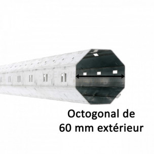 Tube octogonal 60