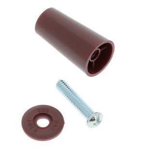 Butée de volet roulant rouge 40 mm