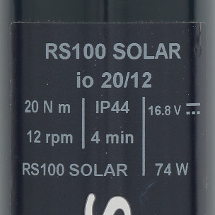 Kit solaire Somfy RS100 SOLAR IO 20/12