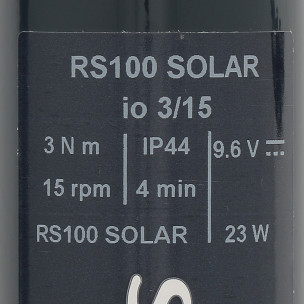 Kit solaire Somfy RS100 SOLAR IO 3/15