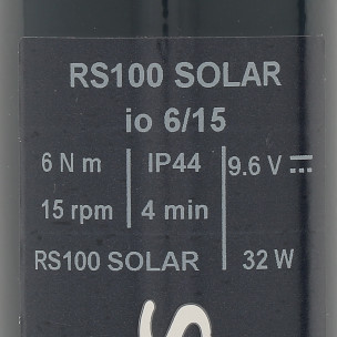 Kit solaire Somfy RS100 SOLAR IO 6/15