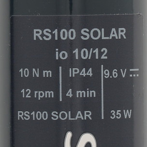 Kit solaire Somfy RS100 SOLAR IO 10/12