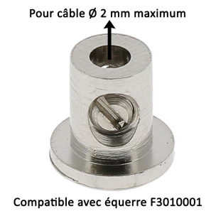 Serre câble de guidage de store intérieur câble 2 mm