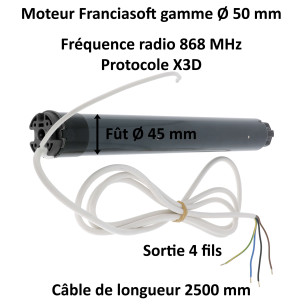 Moteur Franciaflex Well radio 35/16 ZF54