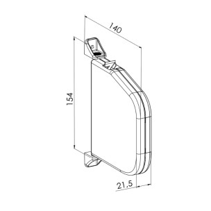 Enrouleur de sangle Open'Roll Zurfluh-Feller pour sangle 14 mm