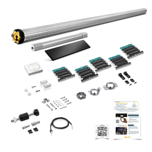 Kit de motorisation Somfy solaire RS100 SOLAR IO 10/12