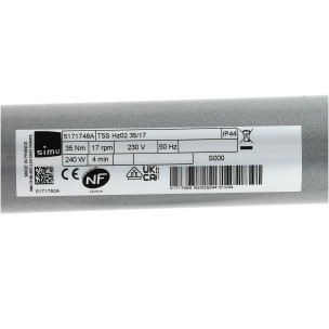 Moteur Simu T5S HZ02 35/17