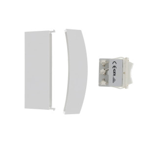 Inverseur Simu APEM bipolaire stable 230V avec boîtier PM2