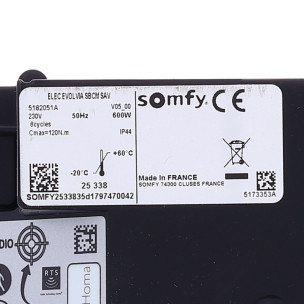 Boitier électronique Somfy Evolvia et Passeo RTS