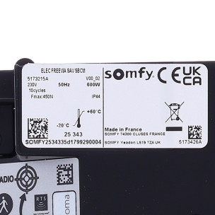 Boitier électronique Somfy Freevia et GO SLG7 RTS