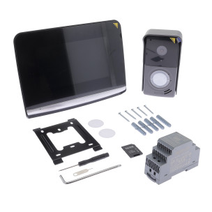 Visiophone Somfy V500 Pro IO Connect saillie + rail DIN