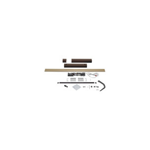Kit Somfy YSLO FLEX IO 1 vantail carter marron bras noirs
