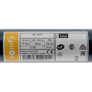 Kit de remplacement Somfy LT50 JET 10/17