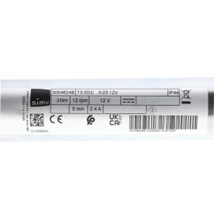 Moteur Simu T3,5 CC 3/23 - 12 Volts