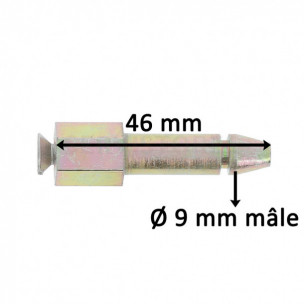 Axe de fixation pour poulie à cordon Franciaflex F20222