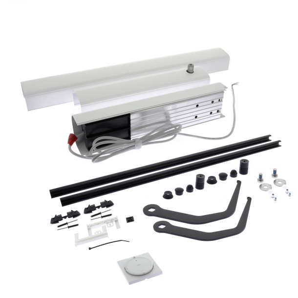 Kit Somfy YSLO FLEX IO 2 vantaux carter blanc bras noirs
