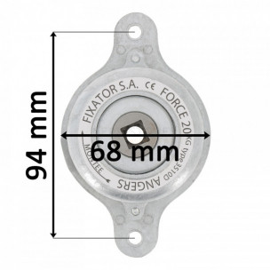 Treuil à câble Fixator modèle droit entrée carré 10 mm