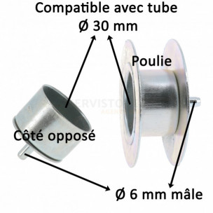 Poulie à cordon
