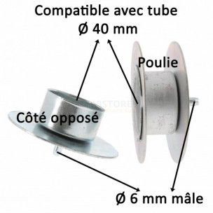 Poulie à cordon