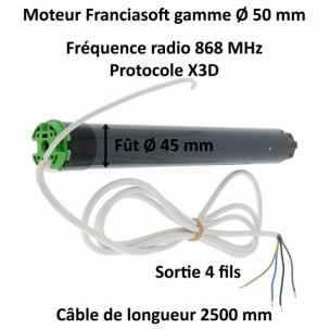 Moteur Franciasoft WELL'COM X3D 50/12