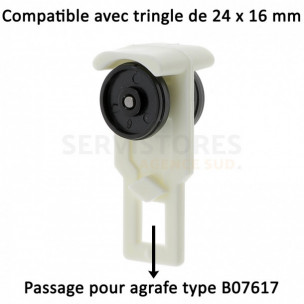 Suspendeur de tringle type 24x16