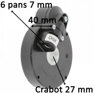 Treuil de volet roulant type Grosfillex